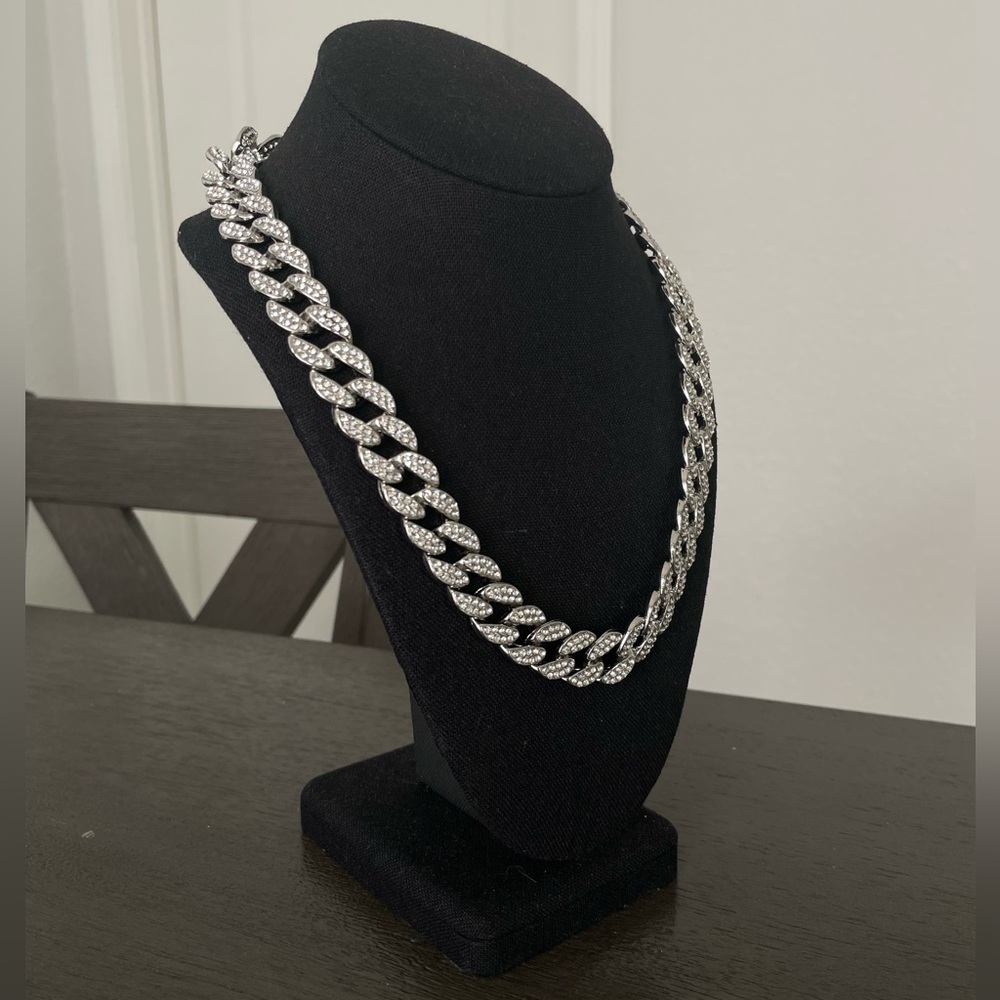 Pretty Bird 18kWhite Gold Plated Chain | Silver